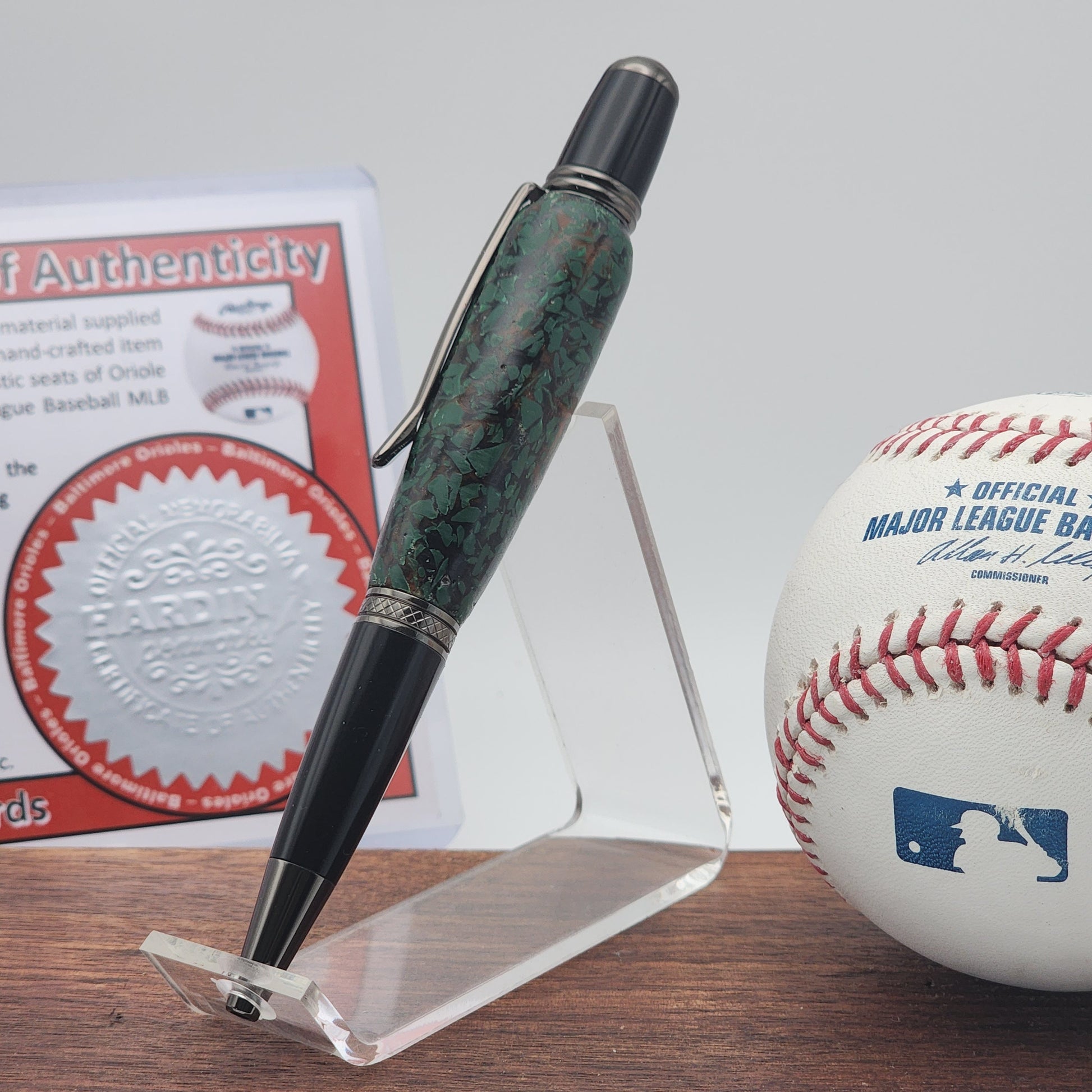 Baltimore Orioles Pen | Oriole Park at Camden Yards Souvenir Seat Pen | Baseball | Collectible | MLB | Handcrafted Pen | Orioles Fan Gift