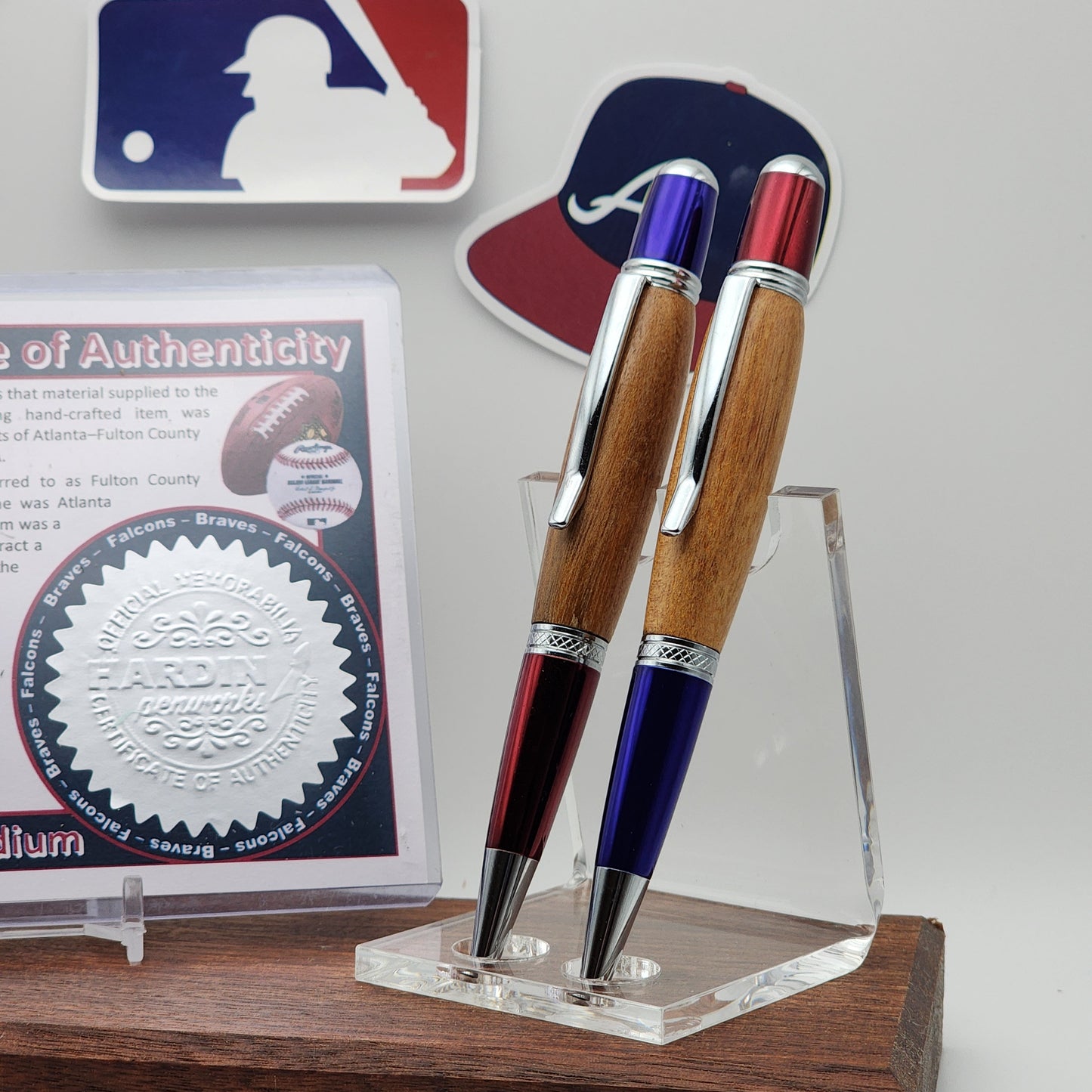 Atlanta Braves Pen (AFC) | Atlanta-Fulton County Stadium Souvenir Pen | Baseball | Collectible | MLB | Handcrafted Pen | Braves Fan Gift