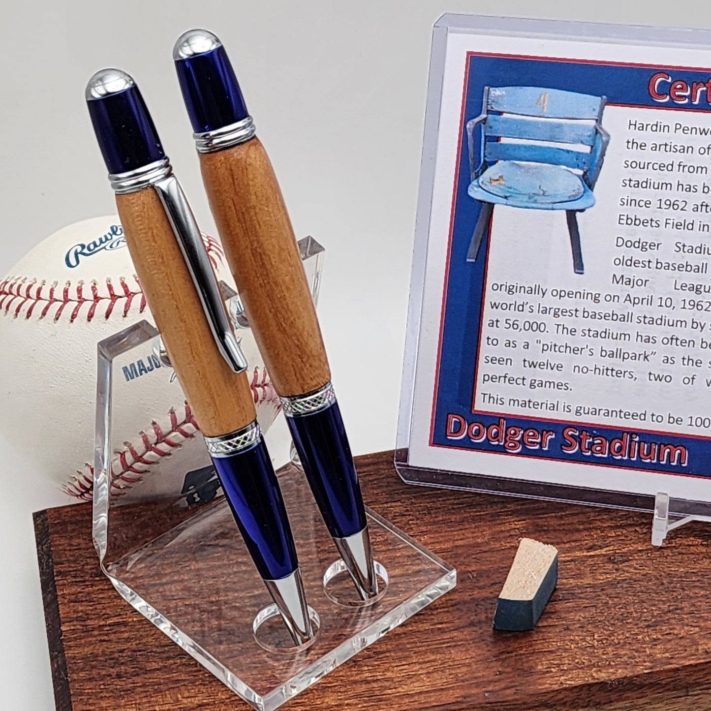 Los Angeles Dodgers | Dodger Stadium Souvenir Pen | Dodger Stadium Seat Pen | Baseball | Collectible | MLB | Handcrafted | Dodgers Fan Gift