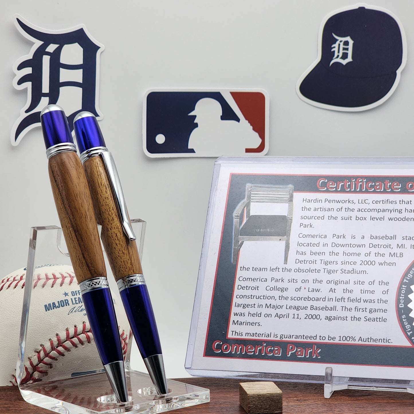 Comerica Park | Detroit Tigers Souvenir Pen | Stadium Seat Pen | Baseball | Collectible | MLB | | Tigers Fan Gift