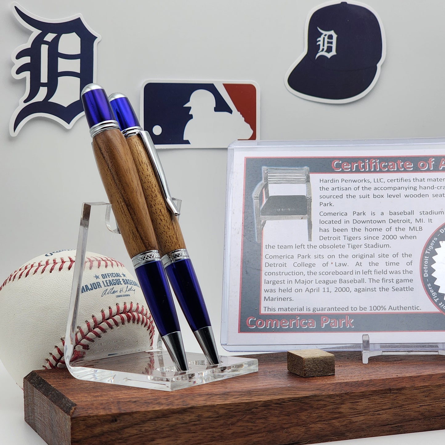 Comerica Park | Detroit Tigers Souvenir Pen | Stadium Seat Pen | Baseball | Collectible | MLB | | Tigers Fan Gift