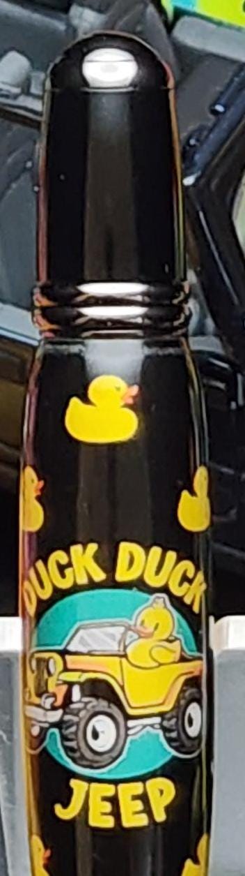 Duck Duck Jeep Pen - Get Ducked Gift for Jeep Lovers · Chrome Pen with Parker Refill · Handmade in Murfreesboro TN