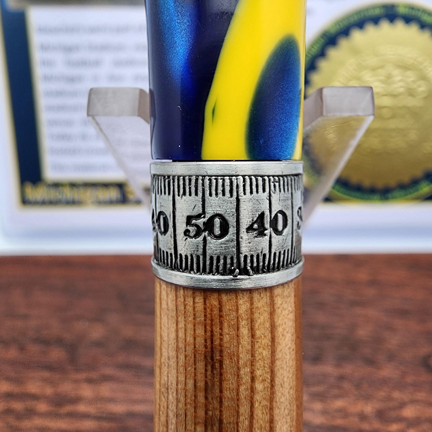 University of Michigan Pen | Michigan Stadium Souvenir Football Kit Pen | NCAA Football | Collectible | Handcrafted | Wolverines Fan Gift