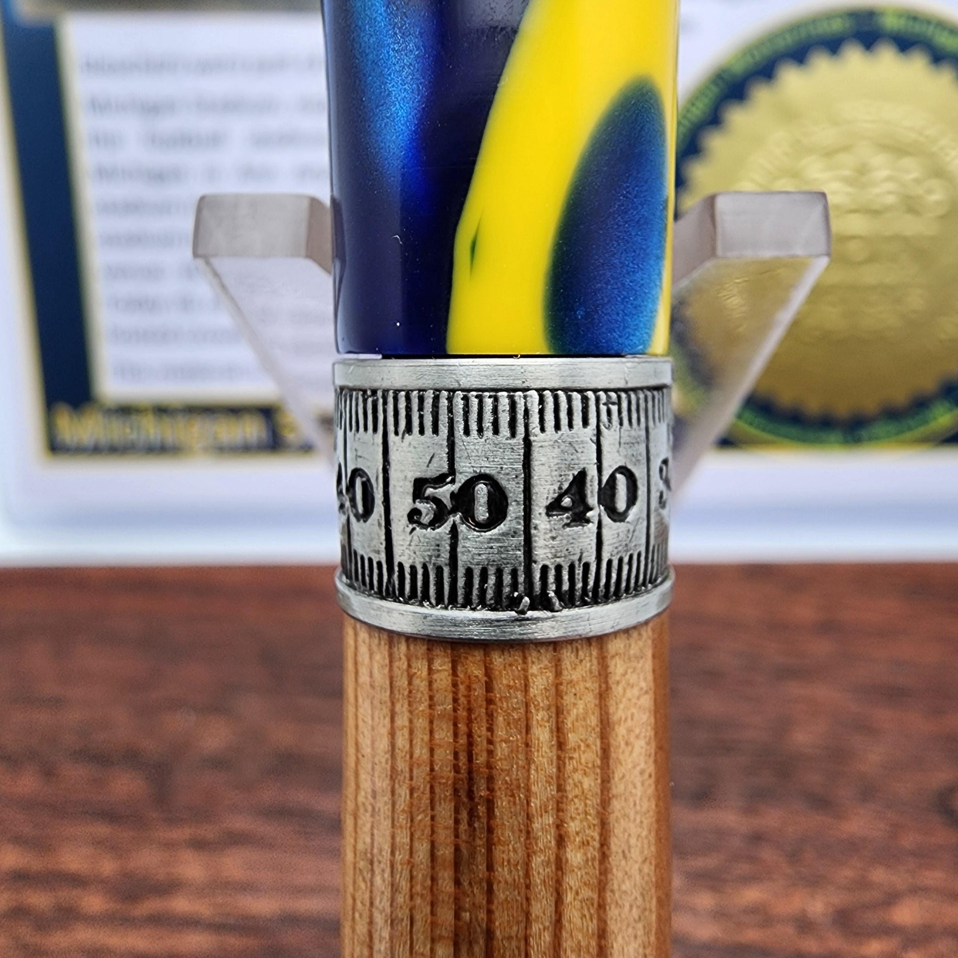 University of Michigan Pen | Michigan Stadium Souvenir Football Kit Pen | NCAA Football | Collectible | Handcrafted | Wolverines Fan Gift