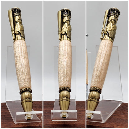 Louisville Slugger Bat Knob Pen – Made from MLB Player Bat Cutoffs at the Louisville Slugger Factory & Museum