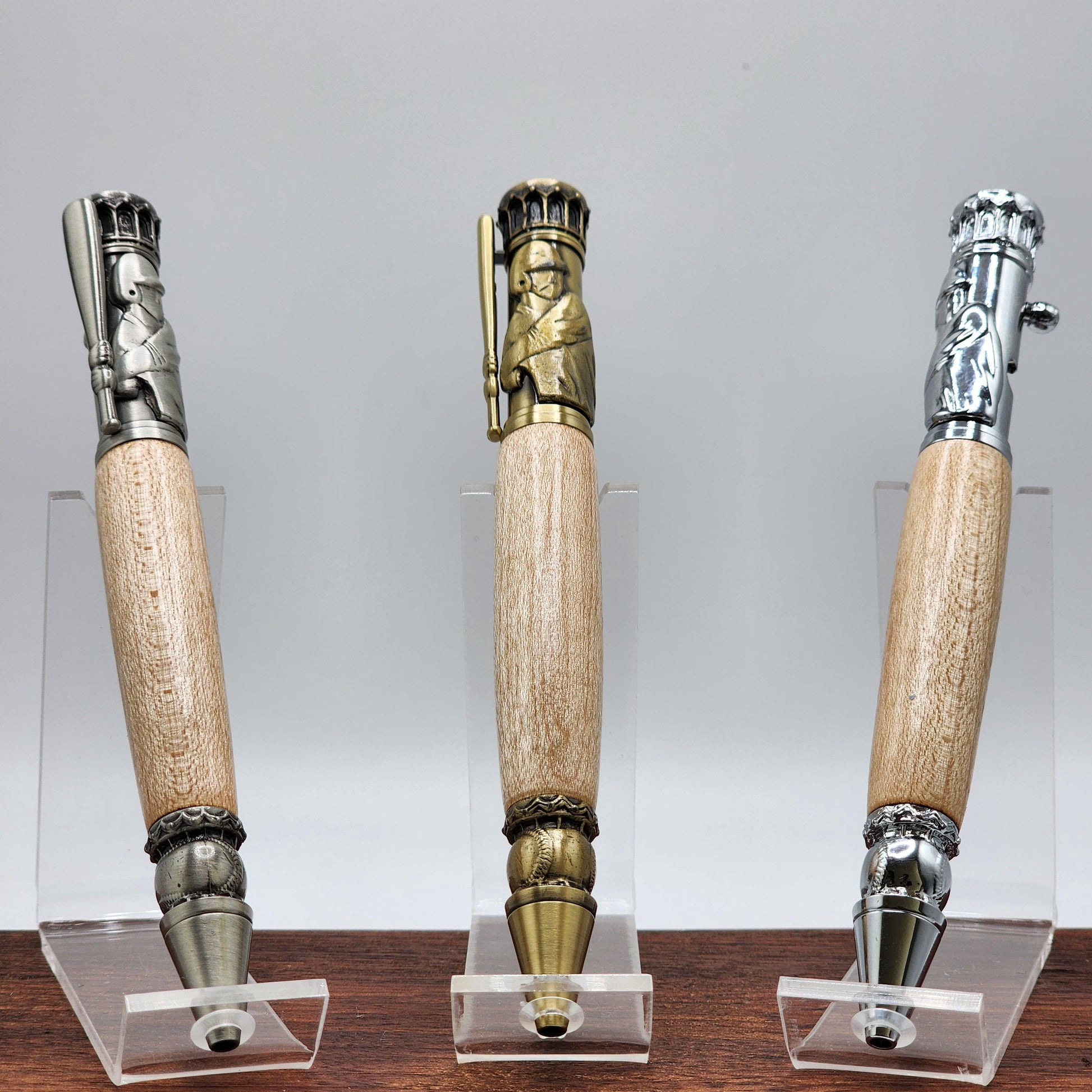 Louisville Slugger Factory Bat Knob Cutoff Baseball Pens | Baseball Bat | Collectible Pen | Handcrafted | MLB | Baseball Fan Gift