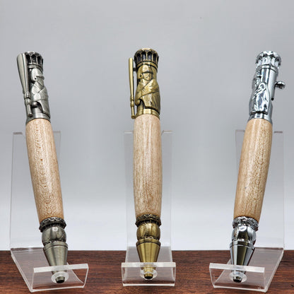 Louisville Slugger Bat Knob Pen – Made from MLB Player Bat Cutoffs at the Louisville Slugger Factory & Museum