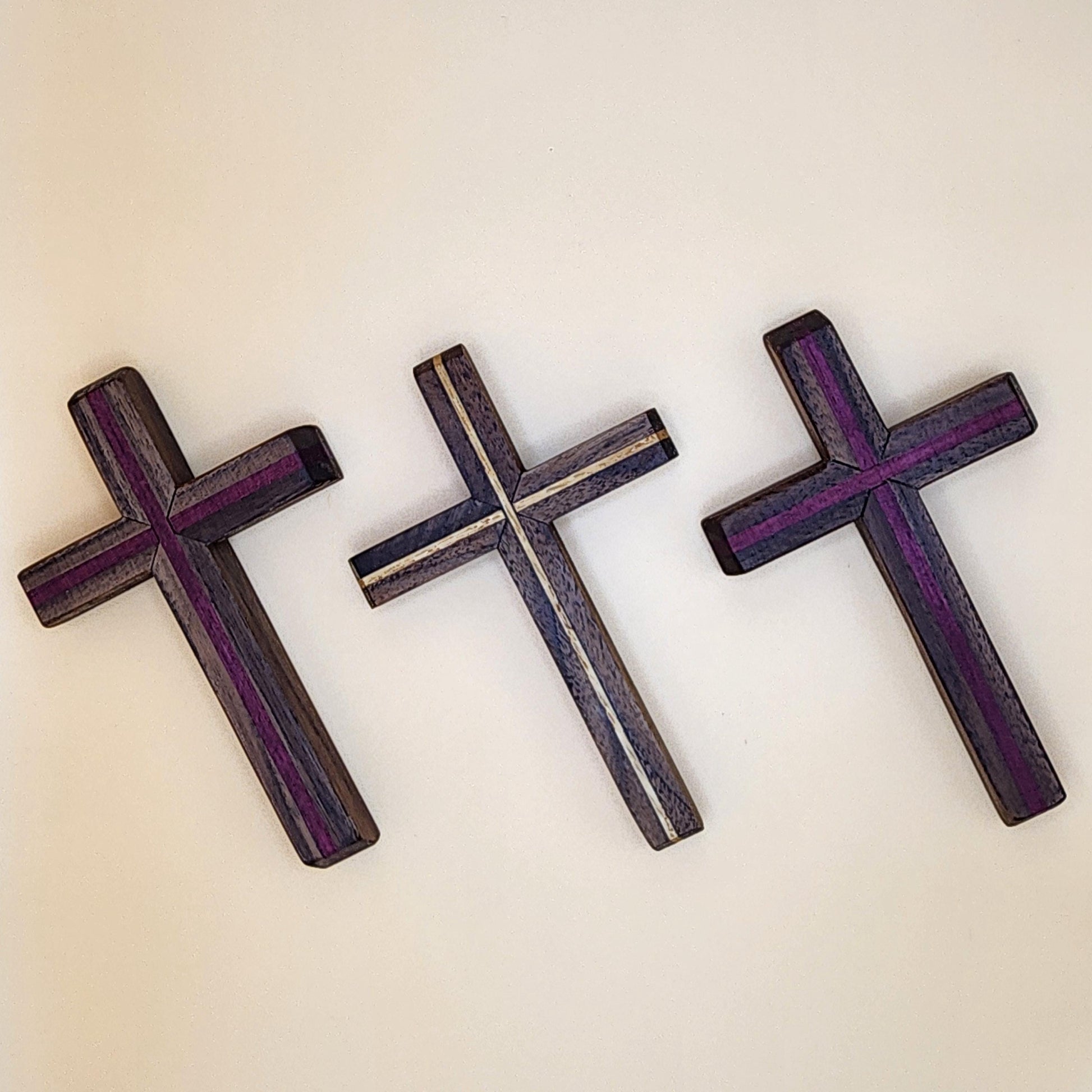 Thinline Cross | Decorative | Handmade | Housewarming Gift | Church | Baptism Gift | Walnut | Maple | Oak | Wenge | Purpleheart