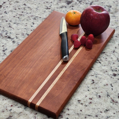 Cutting Board | Handmade | Hardwood | Cherry | Maple | Kitchen Decor | Home Cooking | Wedding Gift | Chef Gift | Housewarming Gift