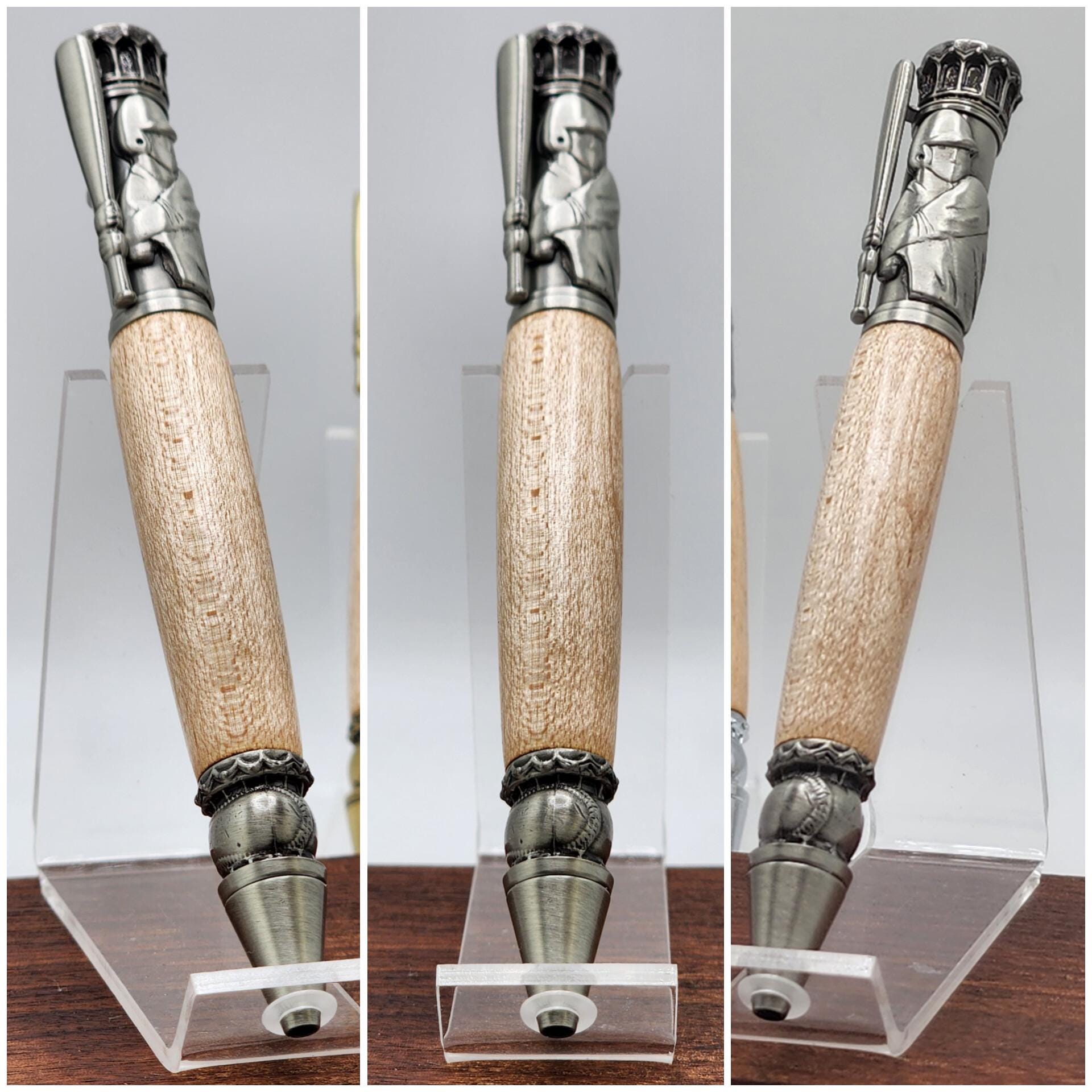 Louisville Slugger Factory Bat Knob Cutoff Baseball Pens | Baseball Bat | Collectible Pen | Handcrafted | MLB | Baseball Fan Gift