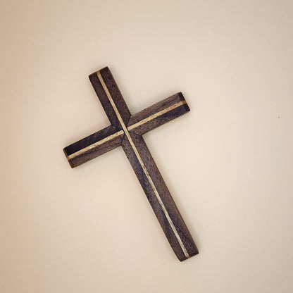 Thinline Cross – Handmade · Hardwood · Faith Gift · Baptism · Confirmation · Christian Decor