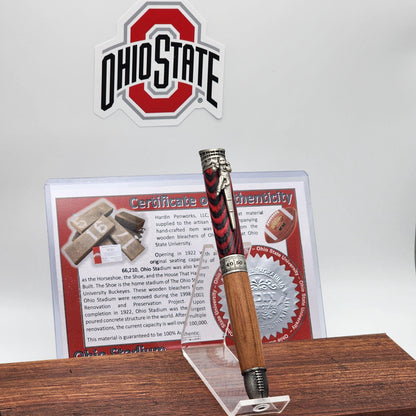 Ohio State University Pen | Ohio Stadium Souvenir Pen | Stadium Seat Pen | College Football | Collectible | NCAA | Buckeyes Fan Gift