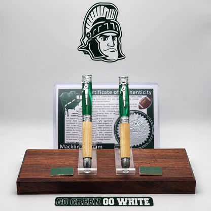 Michigan State University | Macklin Stadium Souvenir Football Kit Pen | Stadium Seat Pen | Collectible | NCAA | Spartans Fan Gift
