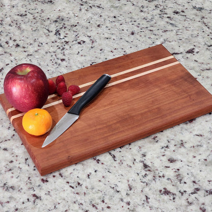 Cutting Board | Handmade | Hardwood | Cherry | Maple | Kitchen Decor | Home Cooking | Wedding Gift | Chef Gift | Housewarming Gift