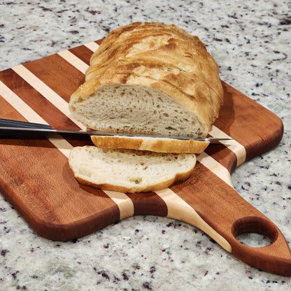 Cherry Cutting Board · Full Square Foot Surface · Maple Accents · Handmade in Tennessee · Chef Gift · Heirloom Kitchen Art