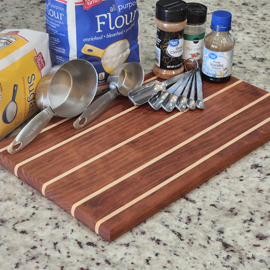 Cutting Board | Handmade | Hardwood | Cherry | Maple | Kitchen Decor | Home Cooking | Wedding Gift | Chef Gift | Housewarming Gift