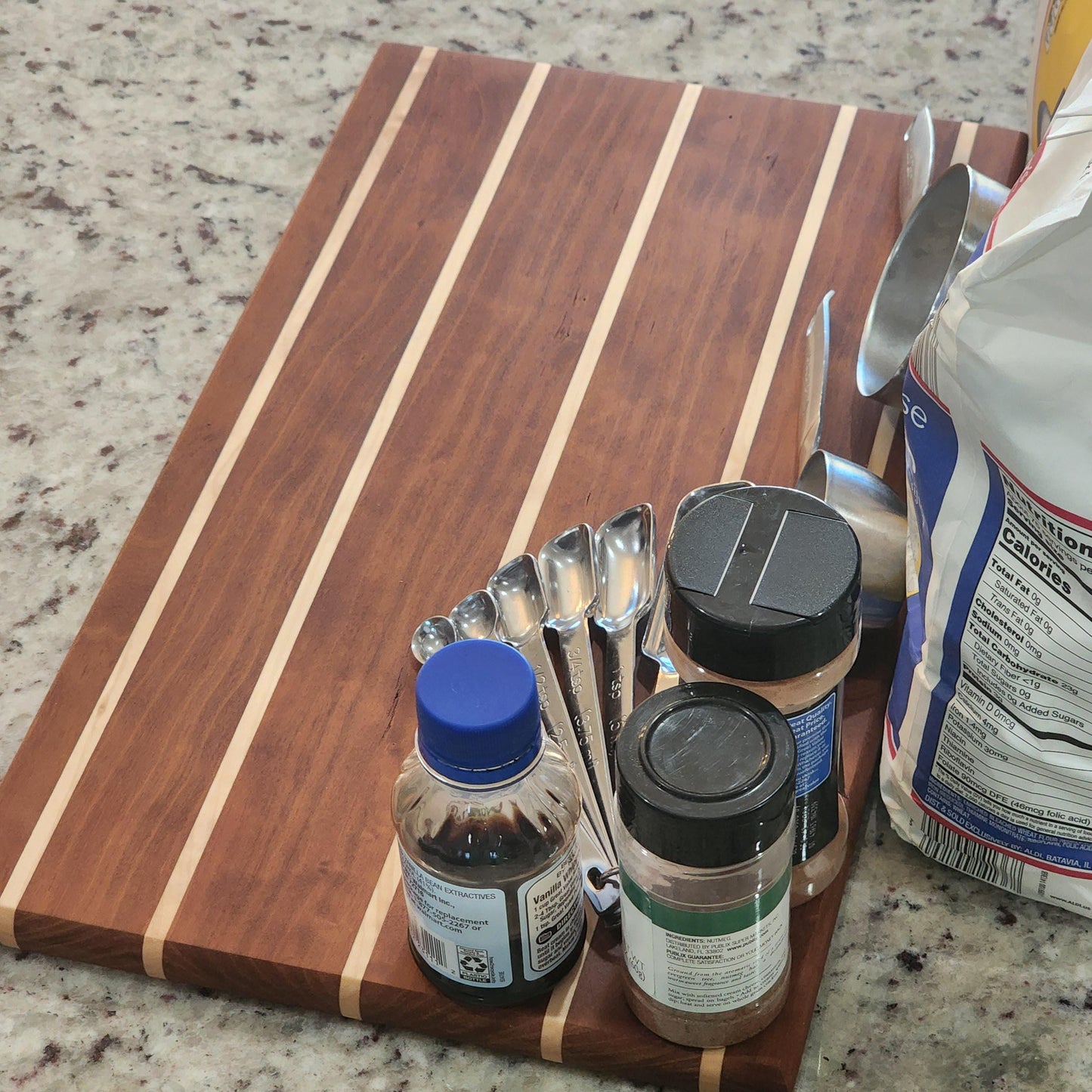Cherry Cutting Board · Maple Accent · Handmade Hardwood Kitchen Board · Chopping · Serving · Gift