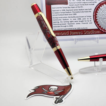 Tampa Bay Buccaneers | Raymond James Stadium Souvenir Pen | NFL | Collectible | Handcrafted | Buccaneers Fan Gift | NFC South