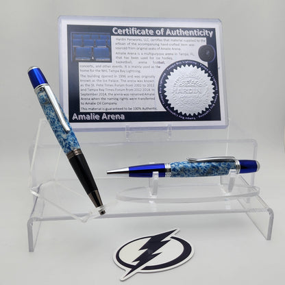 Tampa Bay Lightning | Amalie Arena Souvenir Hockey Pen | NHL | Collectible | Handcrafted | Lightning Fan Gift | Eastern Conference