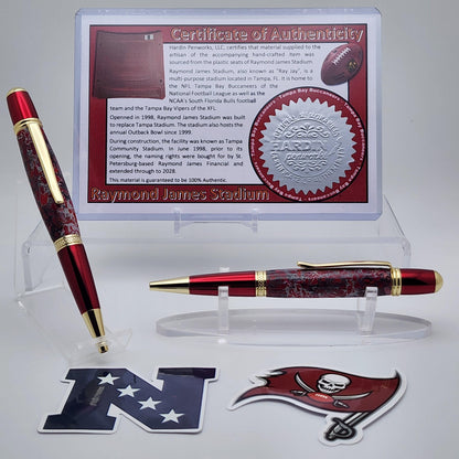 Tampa Bay Buccaneers | Raymond James Stadium Souvenir Pen | NFL | Collectible | Handcrafted | Buccaneers Fan Gift | NFC South