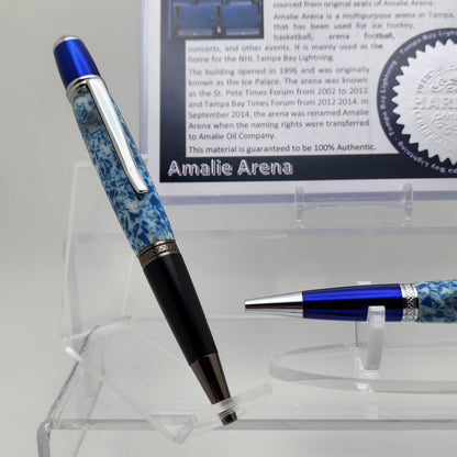 Tampa Bay Lightning | Amalie Arena Souvenir Hockey Pen | NHL | Collectible | Handcrafted | Lightning Fan Gift | Eastern Conference