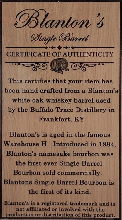 Bourbon & Whiskey Barrel Rollerball Pen | Jack Daniel's | Buffalo Trace | Blanton's | Authentic Oak Barrel Stave Pen | Handmade Pen