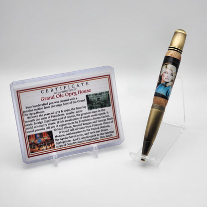 Grand Ole Opry Stage Pen | Country Music History | Country Radio History | Nashville | Twist Pen | Collectible | Handcrafted | Handmade