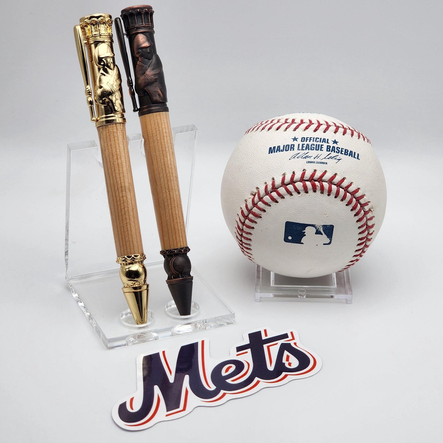 New York Mets Pen – Made from Shea Stadium Seating · Baseball Kit Bolt-Action Pen · MLB Collectible · Mets Fan Gift