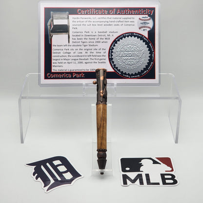 Detroit Tigers Comerica Park | Detroit Tigers Souvenir Pen | Stadium Seat Pen | Baseball | Collectible | MLB | | Tigers Fan Gift