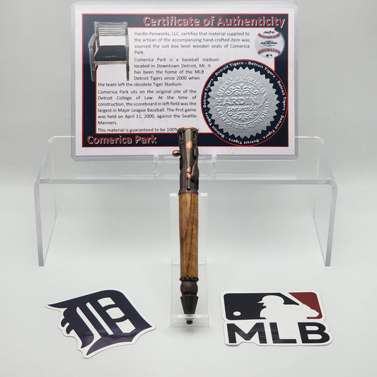 Detroit Tigers Comerica Park | Detroit Tigers Souvenir Pen | Stadium Seat Pen | Baseball | Collectible | MLB | | Tigers Fan Gift