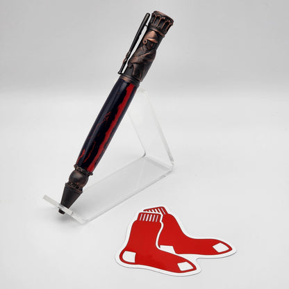 Boston Red Sox Baseball Kit Pen | Fenway Park Hybrid Resin-Wood Souvenir | Fenway Park | Collectible | MLB | Handcrafted | Red Sox Fan Gift