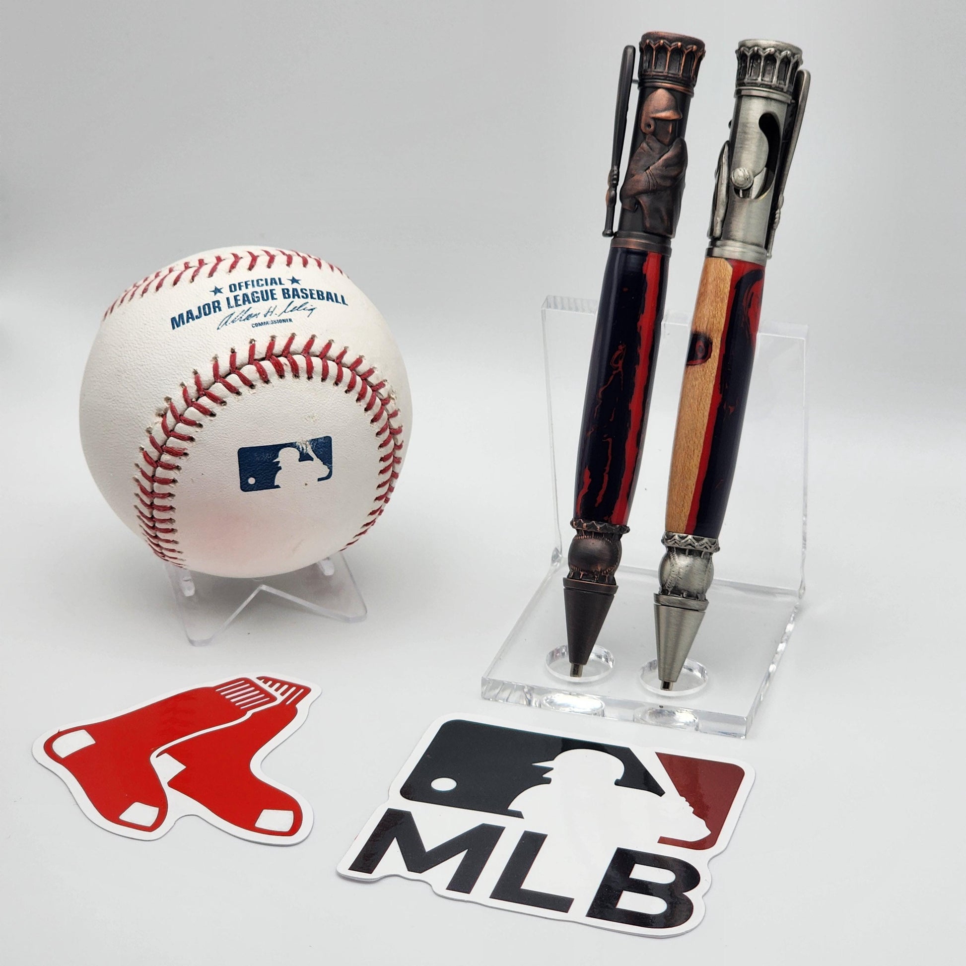 Boston Red Sox Baseball Kit Pen | Fenway Park Hybrid Resin-Wood Souvenir | Fenway Park | Collectible | MLB | Handcrafted | Red Sox Fan Gift