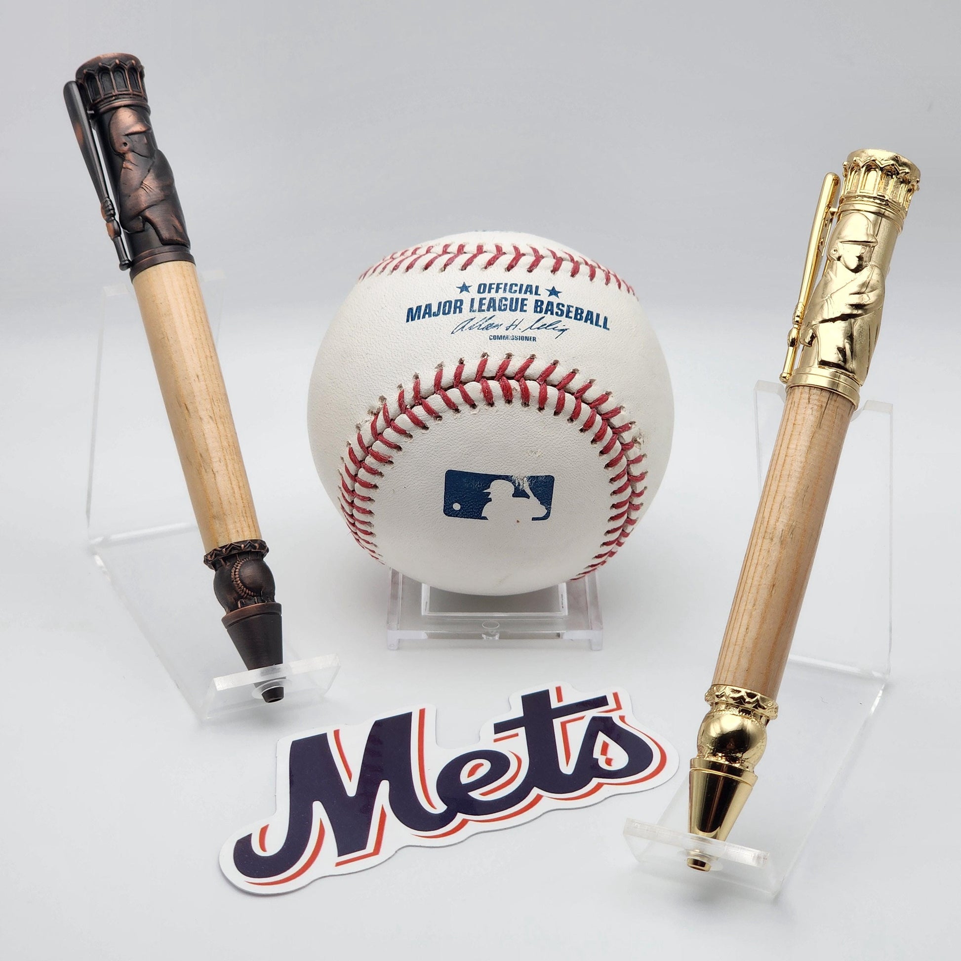 New York Mets Pen – Made from Shea Stadium Seating · Baseball Kit Bolt-Action Pen · MLB Collectible · Mets Fan Gift