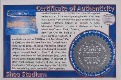 New York Mets Pen – Made from Shea Stadium Seating · Baseball Kit Bolt-Action Pen · MLB Collectible · Mets Fan Gift