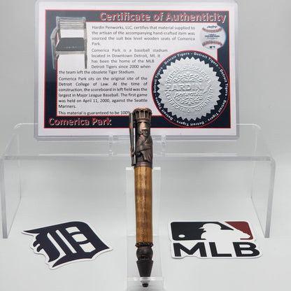 Detroit Tigers Comerica Park | Detroit Tigers Souvenir Pen | Stadium Seat Pen | Baseball | Collectible | MLB | | Tigers Fan Gift