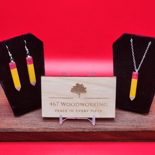 Pencil Earrings | Teacher Earrings | Teacher Gift | Teacher Appreciation | Back to School | Dangle Earrings